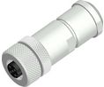 Rundsteckverbinder, M12, Steckbuchse, Gerade, Pole - 5, Schraubanschluss, Kabelhalterung, 57mm